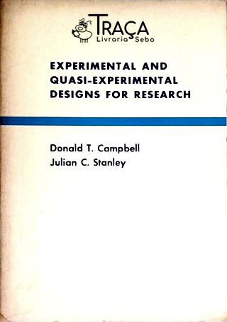 Experimental And Quasi-experimental Designs For Re