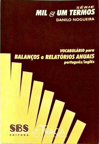 Vocabulário para Balanços e Relatórios Anuais