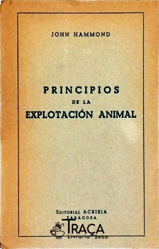 Principios de La Explotación Animal