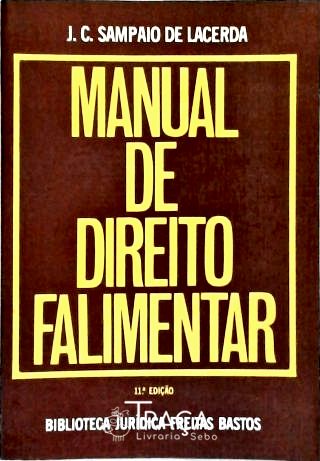 Manual de Direito Falimentar