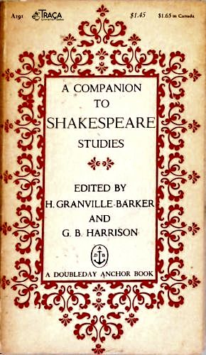 A Companion To Shakespeare Studies