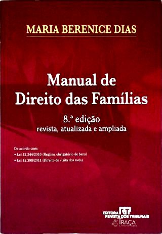 Manual de Direito das Famílias