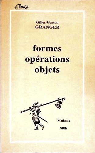 Formes, Opérations, Objets