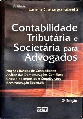 Contabilidade Tributária e Societária para Advogados