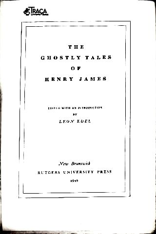 Ghostly Tales Of Henry James