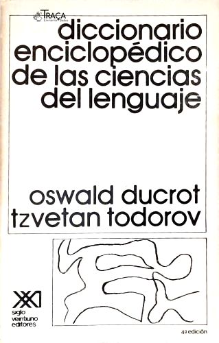 Diccionario Enciclopedico De Las Ciencias Del Lenguaje