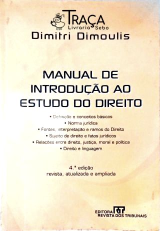 Manual de Introdução Ao Estudo de Direito