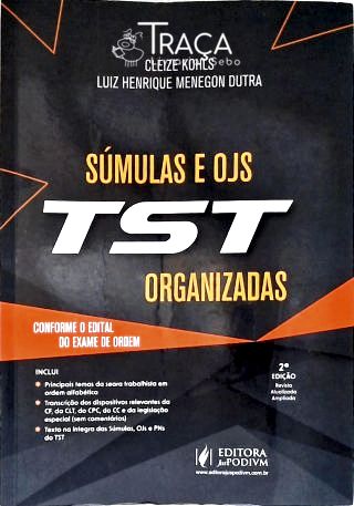 Súmulas e Ojs do Tst Organizadas