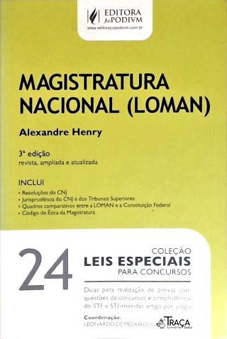 Lei Orgânica da Magistratura Nacional (loman)