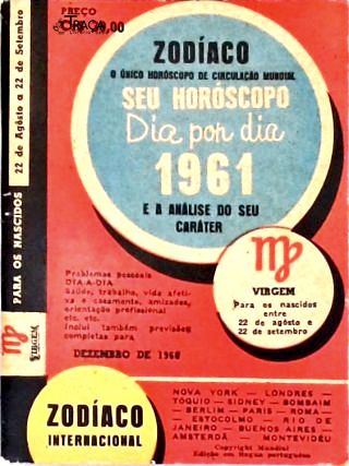 Zodíaco: Seu Horóscopo Dia por Dia 1961