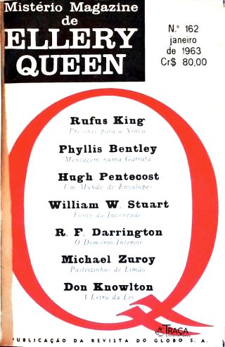 Mistério Magazine De Ellery Queen Nºs 162 163 e 164