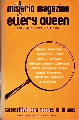 Mistério Magazine de Ellery Queen Nº 298, 299 e 300