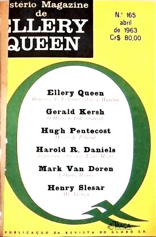 Mistério Magazine de Ellery Queen Nºs 165, 166 e 167