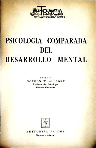 Psicologia Comparada Del Desarollo Mental