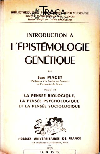 Introduction a L Épistémologie Génétique