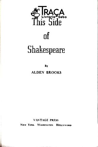 This Side of Shakespeare