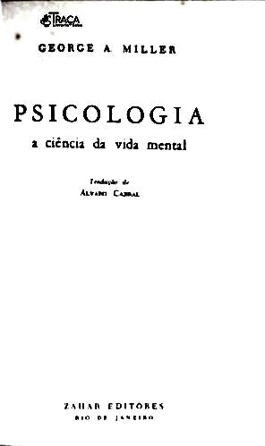 Psicologia: a Ciência da Vida Mental