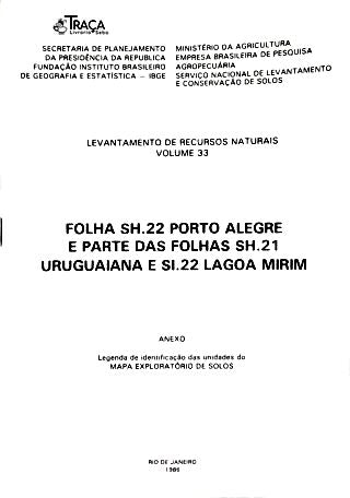 Levantamento de Recursos Naturais - Vol 33