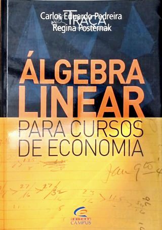 Algebra Linear para Cursos de Economia