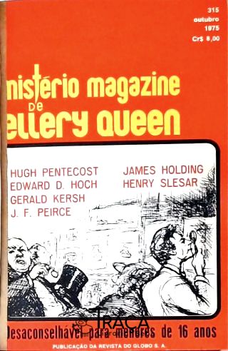 Mistério Magazine de Ellery Queen Nºs 315, 316 e 317