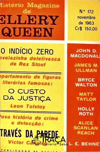 Misterio Magazine de Ellery Queen Nº 172, 173 e 174