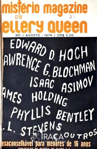 Mistério Magazine de Ellery Queen Nºs 301, 302 e 303
