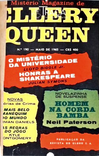Mistério Magazine de Ellery Queen Nºs 190, 191 e 192