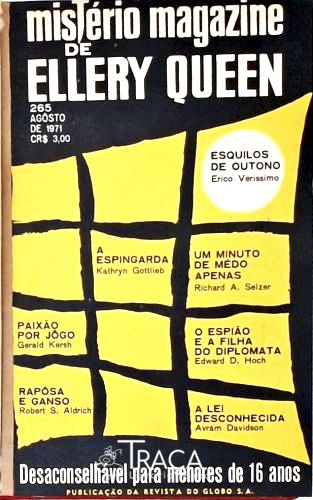 Mistério Magazine De Ellery Queen Nºs 265 266 e 267