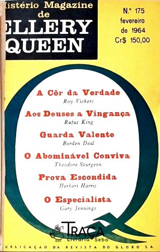 Mistério Magazine de Ellery Queen Nºs 175, 176 e 177