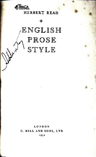 English Prose Style