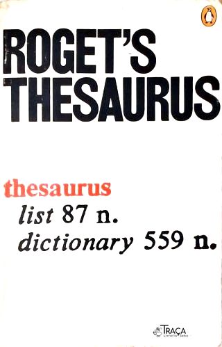 Rogets Thesaurus Of English Words And Phrases