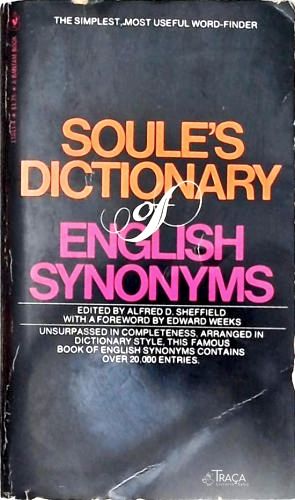 Soules Dictionary Of English Synonyms