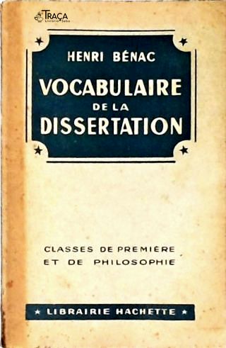Vocabulaire de la Dissertation