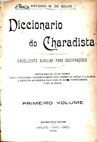 Diccionario do Charadista - Em 2 Volumes