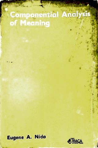 Componential Analysis Of Meaning