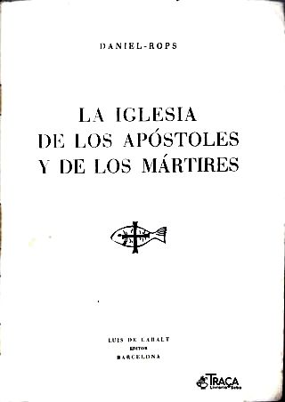 La Iglesia de Los Apóstoles Y de Los Mártires