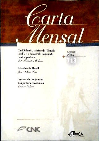 Carta Mensal N 713 - Agosto 2014