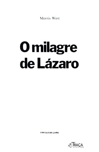 O Milagre de Lázaro