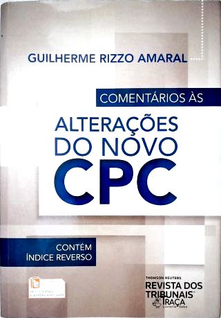 Comentários Às Alterações do Novo Cpc