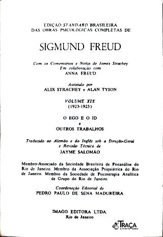 O Ego e o Id e Outros Trabalhos (1923-1925)