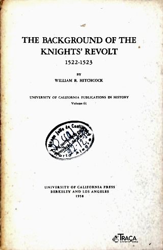 The Background Of The Knights Revolt (1522-1523)