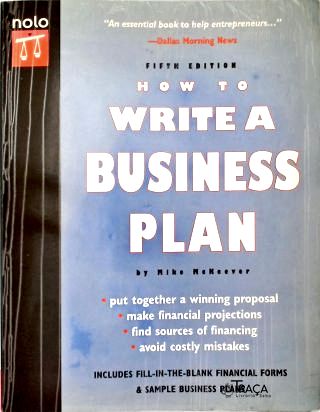 How To Write a Business Plan