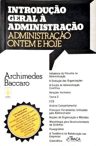 Introdução Geral À Administração