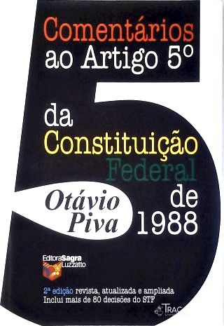 Comentários Ao Artigo 5º da Constituição Federal de 1988