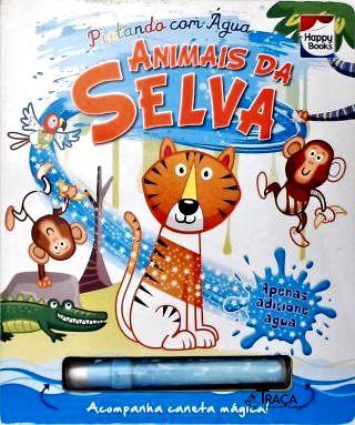 Pintando com Água: Animais da Selva