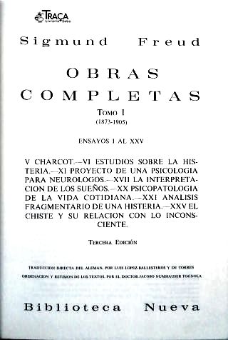 Obras Completas de Sigmund Freud