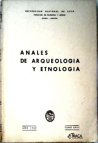 Anales de Arqueologia Y Etnologia - Tomo Xxiii
