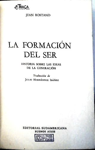 La Formación Del Ser