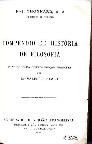 Compêndio de História da Filosofia