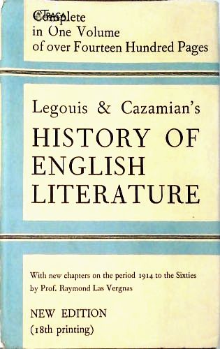 A History Of English Literature